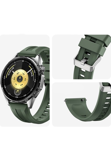 Huawei Watch Gt4 / Gt5 / Gt5 Pro / Gt6 / Gt6 Pro 46MM Uyumlu 22MM Tokalı Lansman Silikon Kordon indirimleri
