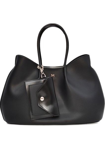 Cüzdan Charm'lı Tote Kadın Omuz Çantası ELA01995