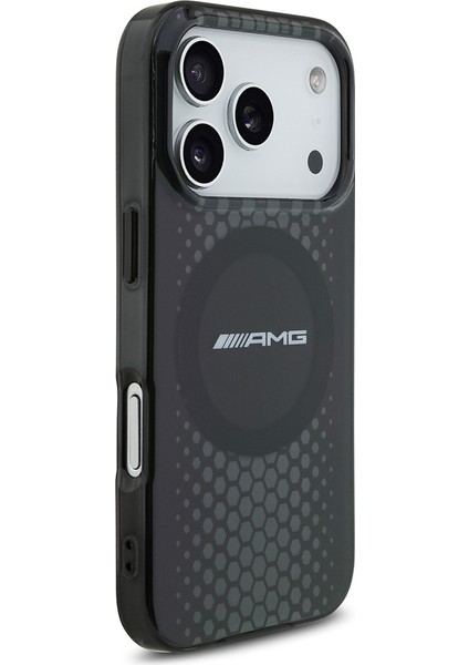 iPhone 17 Pro Uyumlu Kılıf Amg Orjinal Lisanslı Çift Katmanlı Büyük Logolu Petek Desenli Kapak Siyah fırsatları