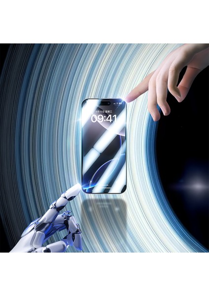 iPhone 17 Pro Max Uyumlu Benks Joytouch Mat Oyun Ekran Koruyucu Kolay Uygulama Aparatı Şeffaf