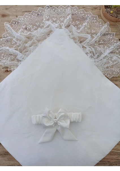 Yenidoğan Sahra Lucky Turk Nakışlı Kundak Bebek Battaniyesi Ekru modelleri