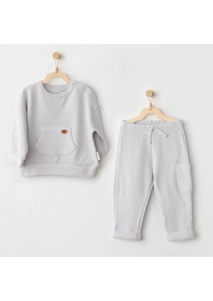Mummy S Snuggle Saurus 2'li Takım Grey