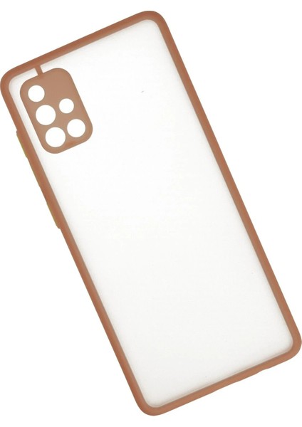 Newface Samsung Galaxy A71 Kılıf Montreal Silikon Kapak - Pembe fiyatları