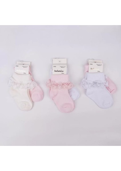 Akel 2'li Aks. Bebek Soket Çorap K44023 Asorti