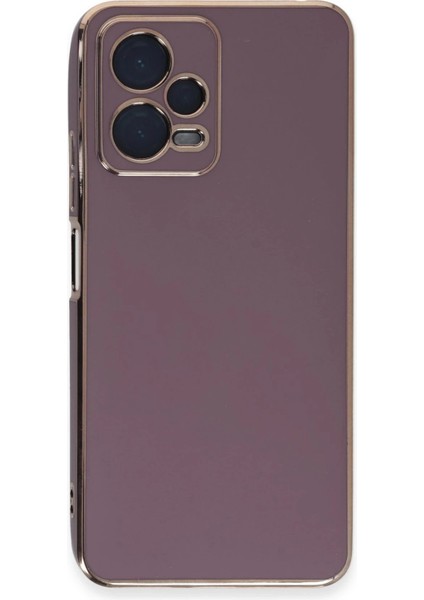 Newface Xiaomi Poco X5 5g Kılıf Volet Silikon - Mor