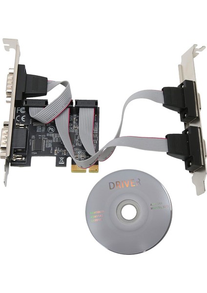 4 Port Pci Express Com Kart 4 Port Pci Exp RS232 Kart 4 Port Pcie 9 Pin Com RS232 Kart indirimleri