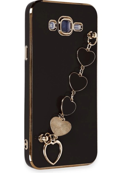 Newface Samsung Galaxy J7 Kılıf Esila Silikon - Siyah fiyatları