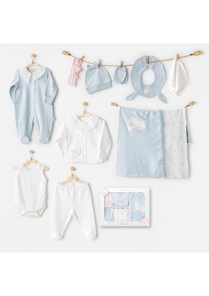 Cuddly Bunny Bear 10'lu Hastane Çıkışı Pink Blue