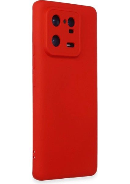 Newface Xiaomi Mi 13 Pro Kılıf Nano Içi Kadife Silikon - Kırmızı fiyatları