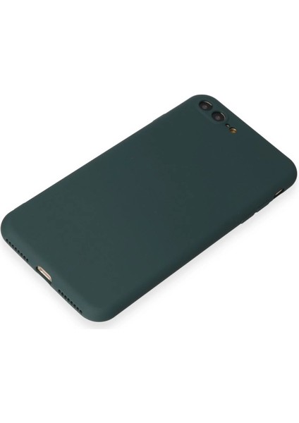 Newface iPhone 7 Plus Kılıf First Silikon - Koyu Yeşil fırsatları