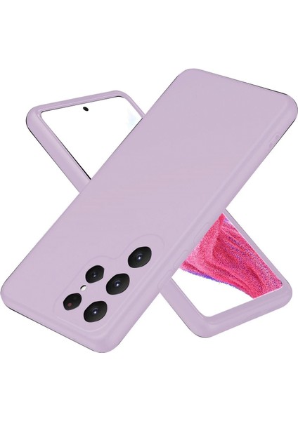 Newface Samsung Galaxy S25 Ultra Kılıf First Silikon - Lila