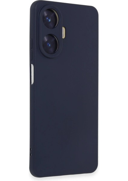 Newface Realme C55 Kılıf Nano Içi Kadife Silikon - Mor