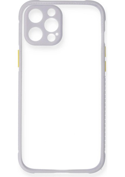 Newface iPhone 12 Pro Max Kılıf Miami Şeffaf Silikon - Lila fiyatları