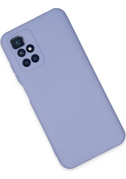 Newface Xiaomi Redmi 10 2022 Kılıf Nano Içi Kadife Silikon - Lila modelleri