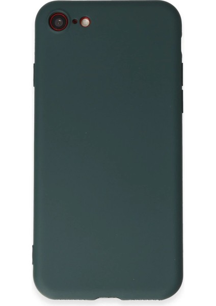 Newface iPhone 7 Kılıf First Silikon - Koyu Yeşil