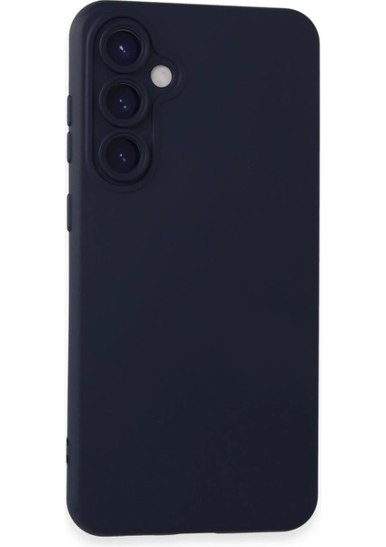 Newface Samsung Galaxy S23 Fe Kılıf Nano Içi Kadife Silikon - Lacivert