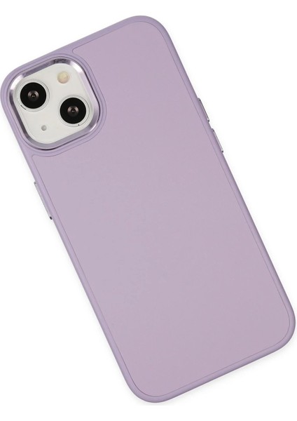 Newface iPhone 14 Plus Kılıf Asya Deri Silikon - Lila modelleri
