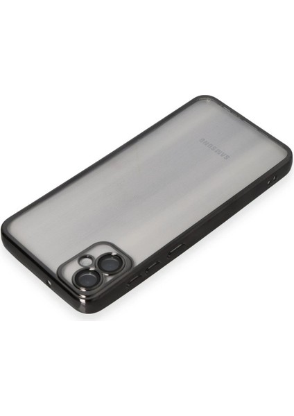 Newface Samsung Galaxy A05 Kılıf Razer Lensli Silikon - Siyah modelleri