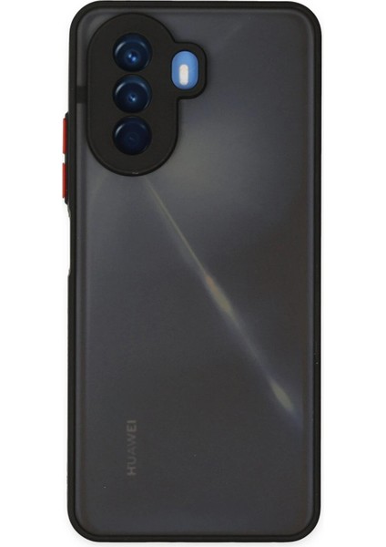 Newface Huawei Nova Y70 Kılıf Montreal Silikon Kapak - Siyah