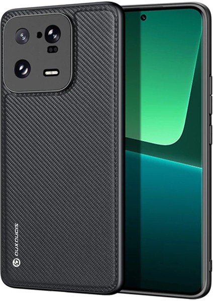 Dux Ducis Xiaomi 13 Pro Fino Serisi Premium Dokuma Silikon KILIF-(1903)