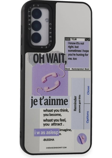 Newface Samsung Galaxy M14 5g Kılıf Mirror Desenli Kapak - Mirror - 4