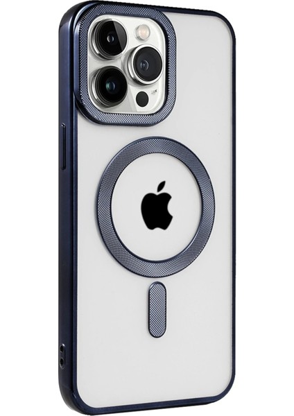 Newface iPhone 15 Pro Kılıf Kronos Magsafe Kapak - Lacivert fiyatları