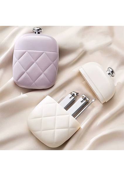 Ezere 4in1 Taşınabilir Tırnak Makası + Törpü + Kulak Kaşığı Bakım SETI-(1903)