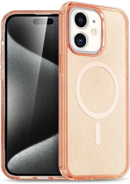 Joko Apple iPhone 12 Star Magsafe Kapak - Turuncu