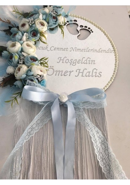 Hoşgeldin Bebeğim Özel Tasarım Kapı Süsü