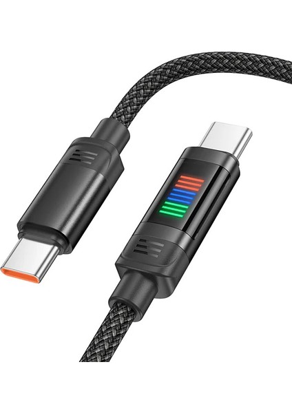 Hoco U126 Lantern 100W Type-C To Type-C Hızlı Data ve Şarj KABLOSU-(1903) fiyatları
