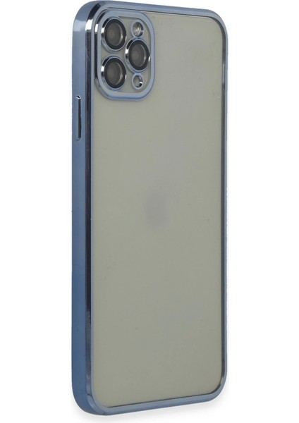 Newface iPhone 11 Pro Max Kılıf Razer Lensli Silikon - Açık Mavi fiyatları