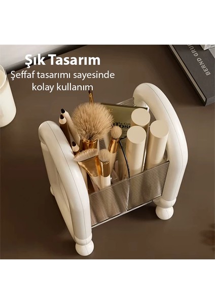 Ezere Şık Tasarım Kozmetik Eşya Makyaj Fırçası Düzenleme Kutusu ORGANIZER-(1903) modelleri