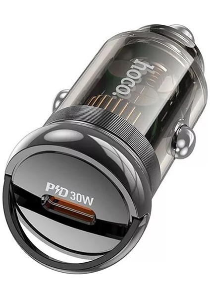 Hoco Z53 Sight Single PD30W Type-C Girişli Araç Çakmaklık Hızlı Şarj ALETI-(1903) indirimleri