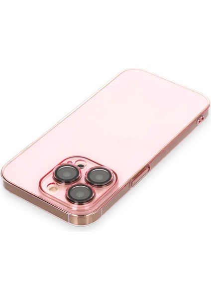 Newface iPhone 13 Pro Max Kılıf Armada Lensli Kapak - Rose Gold modelleri