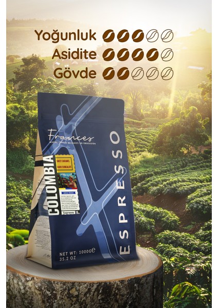 %100 Arabica Colombia Supremo Espresso | 1000 gr | Orta Gövde-Dengeli Asidite modelleri