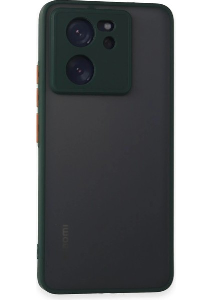 Newface Xiaomi Mi 13T Pro Kılıf Montreal Silikon Kapak - Yeşil