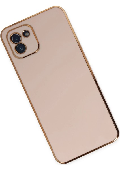 Newface Samsung Galaxy A03 Kılıf Volet Silikon - Pembe modelleri