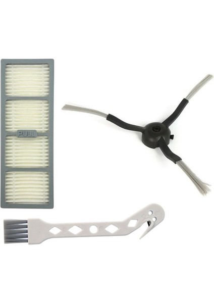 Philips Homerun 7000 Serisi Aqua XU7000, XU7100 Robot Süpürge ile Uyumlu Hepa Filtre, Fırça Seti