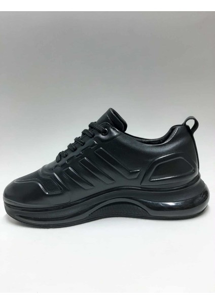 Hakiki Deri Bağcıklı Siyah Renk Casual Model Erkek Ayakkabı C-81996Q modelleri