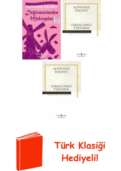 Alphonse Daudet 3 Kitap Seti + Türk Klasiği Hediye