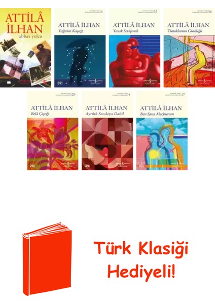 Attilâ Ilhan 7 Kitap Seti + Türk Klasiği Hediye