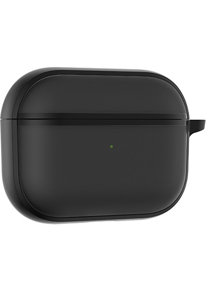 Airpods Pro 3 Uyumlu Kılıf Benks Mist Protective Sert Pürüzsüz Kılıf Siyah