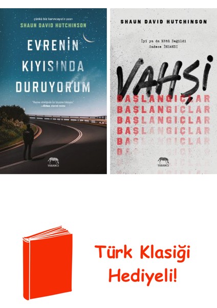 Shaun David Hutchinson 2 Kitap Seti + Türk Klasiği Hediye