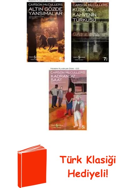 Carson Mccullers 3 Kitap Seti + Türk Klasiği Hediye