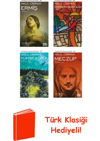 Halil Cibran 4 Kitap Seti + Türk Klasiği Hediye