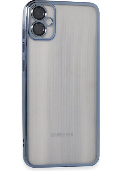 Newface Samsung Galaxy A05 Kılıf Razer Lensli Silikon - Lacivert