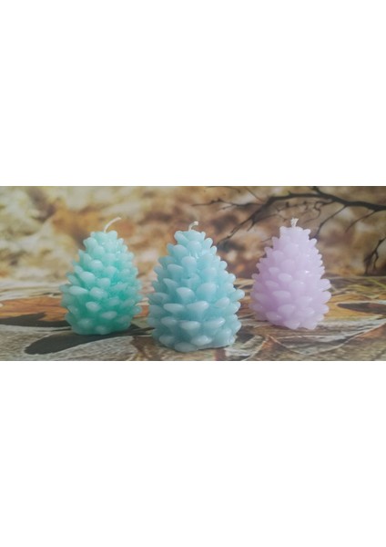 Kozalak Kokulu Mum Renk Renk Doğum Günü Özel Günler Için özel günler için 6 cm boy 4 cm en fırsatları