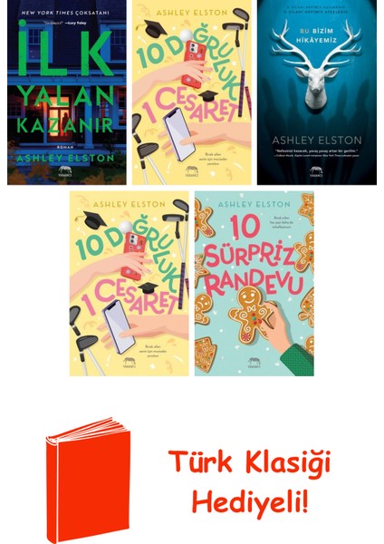Ashley Elston 5 Kitap Seti + Türk Klasiği Hediye