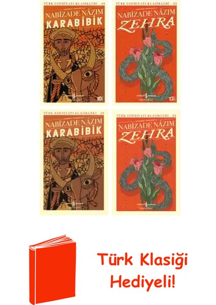 Nabizade Nâzım 4 Kitap Seti + Türk Klasiği Hediye