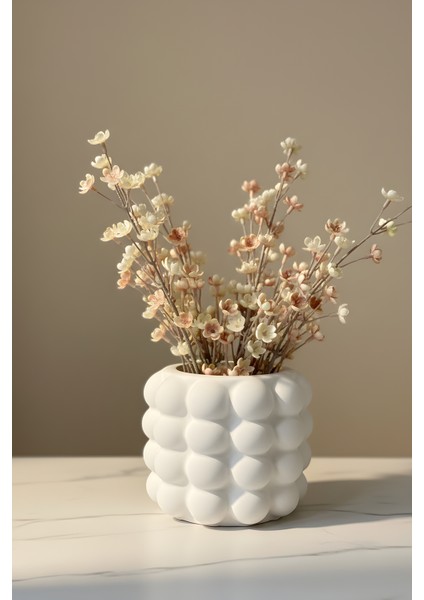 Beton Dekoratif Bohem Iskandinav Vazo – Iskandinav Tasarım 12 x 12 indirimleri